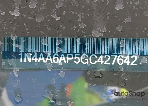 2016 Nissan Maxima 3.5 Platinum z USA, uszkodzony, nr VIN 1N4AA6AP5GC427642